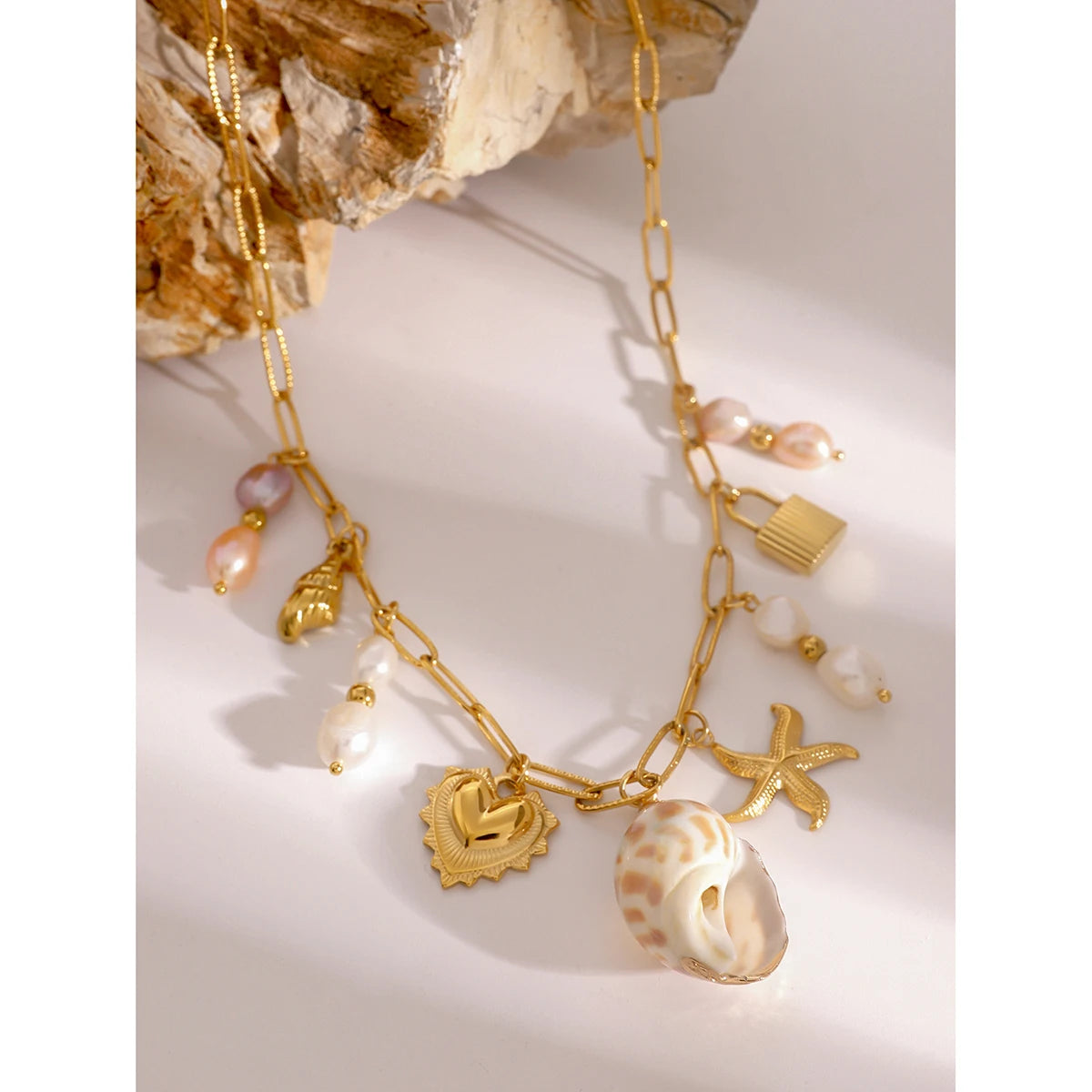 Collier Breloque acier inoxidable