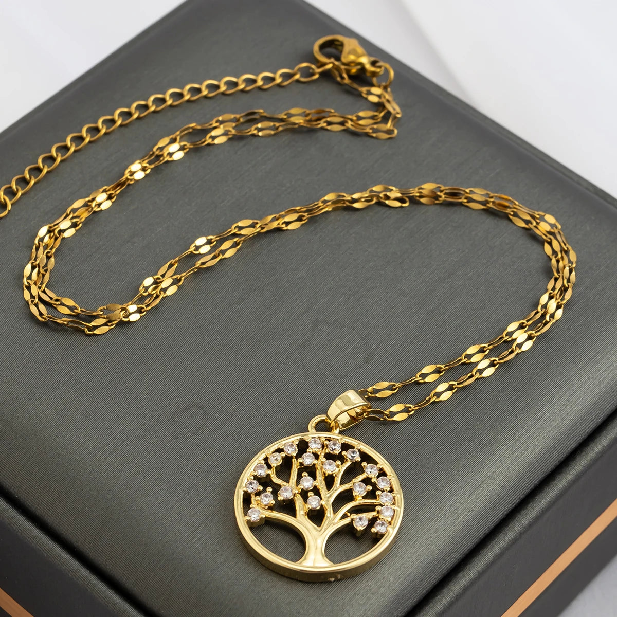 Collier Arbre de Vie Femme - Pendentif Élégant & Spirituel - Choker Love