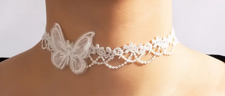 Choker Love | Collier ras de cou Dentelle